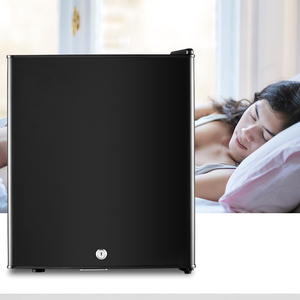 Black Compact Hotel Fridge 30L Mini Bar <b>Refrigerator</b> for Room Beverage Storage Quiet Wine Cooler Mini Fridge for Hotel Room 20L - Product Image 3