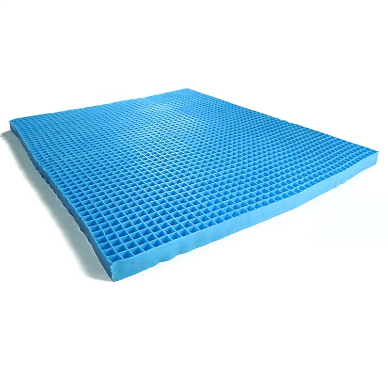 Usine personnaliser polymère élastique TPE Gel grille flux d'air 1.58 pouces Silicone refroidissement lit surmatelas