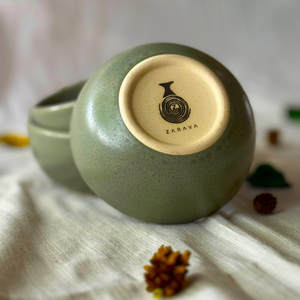 Cuenco de Cerámica de Gres de Alta Cocción Esmaltado en Tono Oliva, Vajilla de Marca Tribal Culture, Apto para Microondas, para Hoteles y Restaurantes - Product Image 2