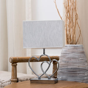 Lampe de chevet avec logo, thème <span class=keywords><strong>amour</strong></span> luxueux, personnalisé, base métallique, lampe de chevet d'hôtel, décoration de table - Product Image 2