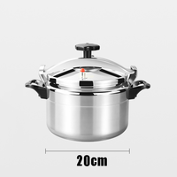 Autocuiseur Commercial 3 Litres en Alliage d'Aluminium, Cuisson Rapide, Fond Industriel Poli, Ustensile de Cuisine en Métal Abordable