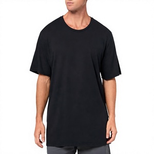 Camiseta de color sólido para hombre, camiseta de manga corta con cuello redondo, ropa informal de calle, Top de verano - Product Image 2