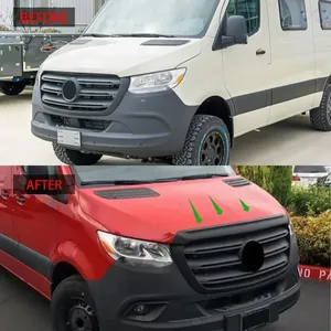 StarNav W907 Pour Sprinter 2018-2024 Déflecteur de pare-chocs avant Protection de capot Pare-sable A Accessoires 1 segment - Product Image 3