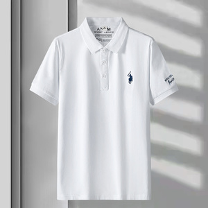 Wholesale Men's Fully Custom Knitted Cotton Breathable for Polo Shirts Cheap Promotional Social and Clerical Supply Low Price