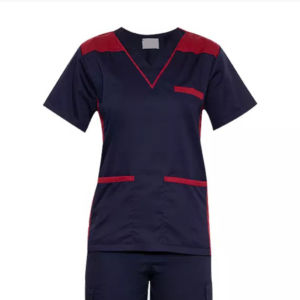 Uniforme d'infirmière unisexe avec logo personnalisé, blouses, ensembles de blouses, manches longues, tenue de médecin, ensembles de blouses d'hôpital, tissu en toile - Product Image 5