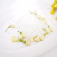 200g Pied Tremper Pur Vegan Minéral Marque Privée Spa Cadeau Sels De Bain avec Fleurs Sel dans Un Sac En Papier