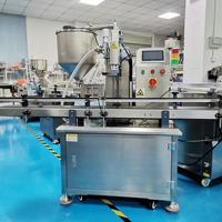 Machine de remplissage automatique à piston pour crème, shampoing, après-shampoing, ketchup et miel