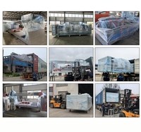 Sierra de Puente CNC Industrial de 4 Ejes para Piedra HQ-3220H con Control PLC, Mesa Inclinable de 85° y Motor de 25KW para Corte de Plástico