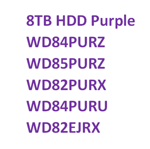 Puerto SATA occidental original de 3,5 pulgadas Disco duro interno Nivel de vigilancia Modelo púrpura WD85PURZ WD84PURZ WD82PURX Capacidad 8TB - Product Image 3