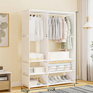 <span class=keywords><strong>Armario</strong></span> Almacenamiento para sala de estar Almacenamiento de ropa de gran capacidad Ropa de tela no tejida portátil extraíble - Product Image 2