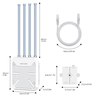 Wavlink-Enrutador de malla para exteriores, dispositivo de punto de acceso con 6 puntos WiFi, IP67 resistente al agua, original, Wavlink AX3000, para exteriores
