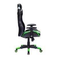 VANBOW Chaise de jeu avec bras réglable, ergonomique, dossier haut, confortable, main courante, mobilier pour salle de jeux