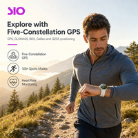 Smartwatch Personalizzato OEM ODM con GPS, Display 1.39 Pollici 360x360, Impermeabile 10m, Risposta alle Chiamate, Bussola, 100 Modalità Sportive, Fitness, Vendita all'Ingrosso