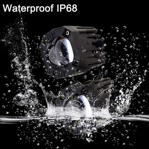 Đèn pha LED chiếu sáng đa năng 100W 2 chiếc cho xe máy/ô tô, thấu kính projector hai màu, đèn sương mù, đèn phụ trợ cho xe ATV, xe tay ga - Product Image 4