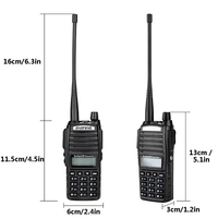 Baofeng Berkualitas Tinggi TERBARU UV82 8W BAOFENG Dual Band 2 Arah Walkie Talkie UV-82 Radio Dua Arah Terlaris