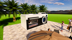 Tienda Contenedor Personalizada, Punto de Recogida para Influencers, Contenedor para Comida Callejera, Cafetería, Estación de Servicio para Resorts - Product Image 2