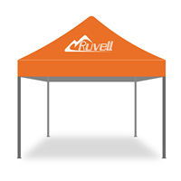 Venta caliente portátil personalizado impreso al aire libre impermeable sombra de acero de aluminio automático tienda de feria
