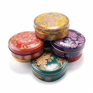 Custom Empty Food Grade Chocolate <strong>Christmas</strong> Box <strong>for</strong> Candy Packaging Round Tea <strong>Tins</strong> Packaging Manufacturer Chocolate <strong>Biscuit</strong> - Product Image 2