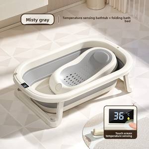 Migliore Vasca da Bagno Antiscivolo con Sensore di Temperatura per Bambini con Sedile, Uso Sicuro e Bagno Domestico - Product Image 3