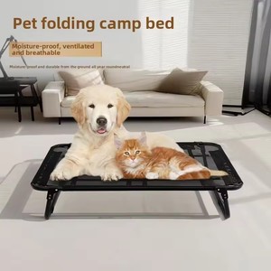 Cama para Mascotas Plegable Rectangular con Marco Elevado, Superficie Transpirable, Uso Interior y Exterior, Fácil Montaje y Limpieza, Antideslizante, Venta al Por Mayor - Product Image 4