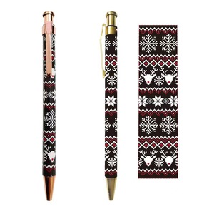 Đầy đủ màu sắc truyền nhiệt logo in bút bi 1.0mm văn bản Chiều rộng Cmyk xây dựng thương hiệu Nhựa bọc xung quanh bút bi - Product Image 5