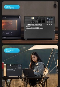 Tốt nhất bán 3000W Máy phát điện LiFePO4 Pin 220V 3500wh Nhà Cắm Trại Di động Bảng điều khiển MPPT tinh khiết Sine Wave điện dự phòng - Product Image 4