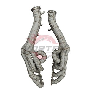 เฮดเดอร์ไอเสียแบบ Vortex Equal Length สำหรับ Lamborghini Huracan EVO STO V10 พร้อมแผ่นกันความร้อน - Product Image 2
