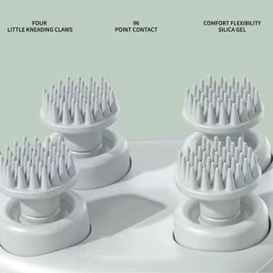 Masseur électrique portable pour le cuir chevelu à vibrations, 4 têtes de massage, mini masseur pieuvre étanche, haute qualité - Product Image 5