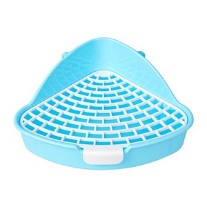 Fournitures en gros pour petits animaux, toilettes pour lapins et cochons d'Inde, toilettes surélevées anti-éclaboussures et anti-éclaboussures de liquide, faciles à nettoyer - Product Image 1