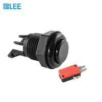 Interrupteur à bouton-poussoir Blee, diamètre 28 mm, hauteur 45 mm, accessoires pour console de jeu en plastique, style américain, bouton court