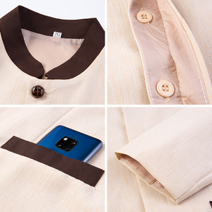 Vêtements <span class=keywords><strong>de</strong></span> travail personnalisés avec logo, manches longues, chemises personnalisées pour les serveurs d'hôtel, les concierges, les employés <span class=keywords><strong>de</strong></span> ménage - Product Image 2