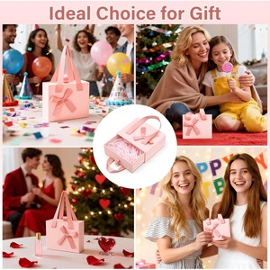 Draw-out pink gift <b>box</b>, suitable for gift giving, <b>empty</b> small gift <b>box</b>, can be customized according to needs - Product Image 6