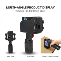 Imprimante à jet d'encre thermique portable, autocollant personnalisé avec code QR, imprimante à jet d'encre portable pour boîtes, cartes, bouteilles, impression de logo, date