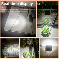 Lampe de table solaire pour le camping, IP65, étanche, portable, lumière LED avec support réglable pour jardin, terrasse, tente, camping