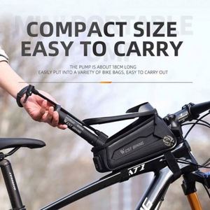 ปั๊มจักรยานพกพาอเนกประสงค์ MTB 80 PSI แบบแมนนวล พร้อมหัวต่อวาล์ว Schrader ปั๊มลมแบบตั้งพื้น เครื่องสูบลมยางอเนกประสงค์สำหรับจักรยาน - Product Image 5