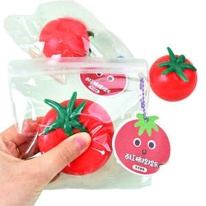 Nuevo Juguete Antiestrés de TPR con Forma de Tomate Líquido de 5.7cm para Niños y Adultos, Souvenir Creativo para Aliviar el Estrés, para Edades de 5 a 7 Años - Product Image 1