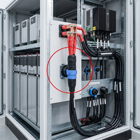 Connecteur hybride M25 aviation 3+9 broches, étanche IP67, auto-bloquant, avec contacts en alliage de cuivre et en nylon