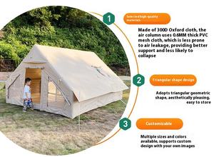 Vente en gros de grande tente gonflable étanche pour 2-3-4-5 personnes à installation rapide pour l'extérieur <span class=keywords><strong>camping</strong></span> jardin voyage vacances - Product Image 5