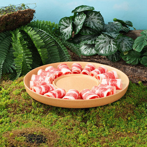 Plato Redondo de Cobre Estilo Montaña Retro Kang'er para Hot Pot, Rebanadas de Cordero y Rollos de Carne Grasa - Product Image 3