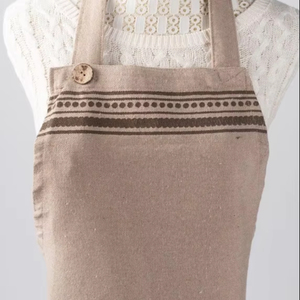 Delantal de Cocina de Algodón Egipcio Premium, Delantal Ligero y Cómodo para Cocinar, Hornear y Limpiar - Product Image 1