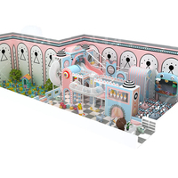 Aire de jeux pour enfants, château d'aventure, équipement de jeu interactif, aire de jeux intérieure commerciale pour enfants avec piscine à balles