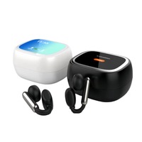Traducteur intelligent IA innovant, écouteurs sans fil miniatures avec écran LCD, écouteurs Bluetooth
