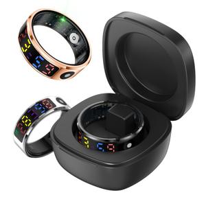 Nuevo R12 con pantalla táctil Smart Heart Rate Blood Oxygen Sleep Ring Multifuncional - Product Image 4