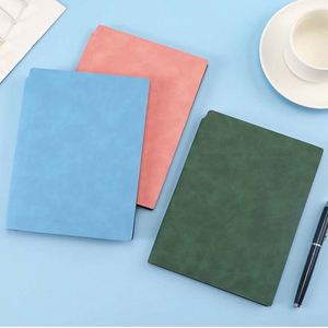 Carnet en cuir personnalisé avec logo, agenda hebdomadaire pour objectifs de performance, carnet de planification A5 pour le bureau et l'école, cadeaux publicitaires - Product Image 2