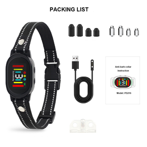 <span class=keywords><strong>Collar</strong></span> de Adiestramiento para Perros Recargable, Resistente al Agua IP67, de Silicona y Plástico, con Descarga Estática, Antiladridos, Control Preciso de Ladridos - Product Image 6