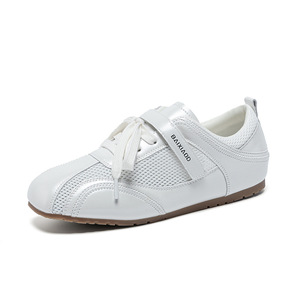 2026 Summer New Trendy, Versatile, Breathable, Casual White Sneakers with Soft Bottom for Men, One-Piece <b>Slide</b> Sandals - Product Image 3