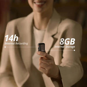 DJI Mic 2 2TX 1RX Wireless Lavalier Microphone Kit With Charging <b>Case</b> For Two Person <b>Recording</b> - Product Image 4