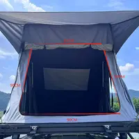 उच्च गुणवत्ता कस्टम Diy 4X4 छत के ऊपर तम्बू बड़े 4 व्यक्ति पोर्टेबल आउटडोर तह खोल छत तम्बू