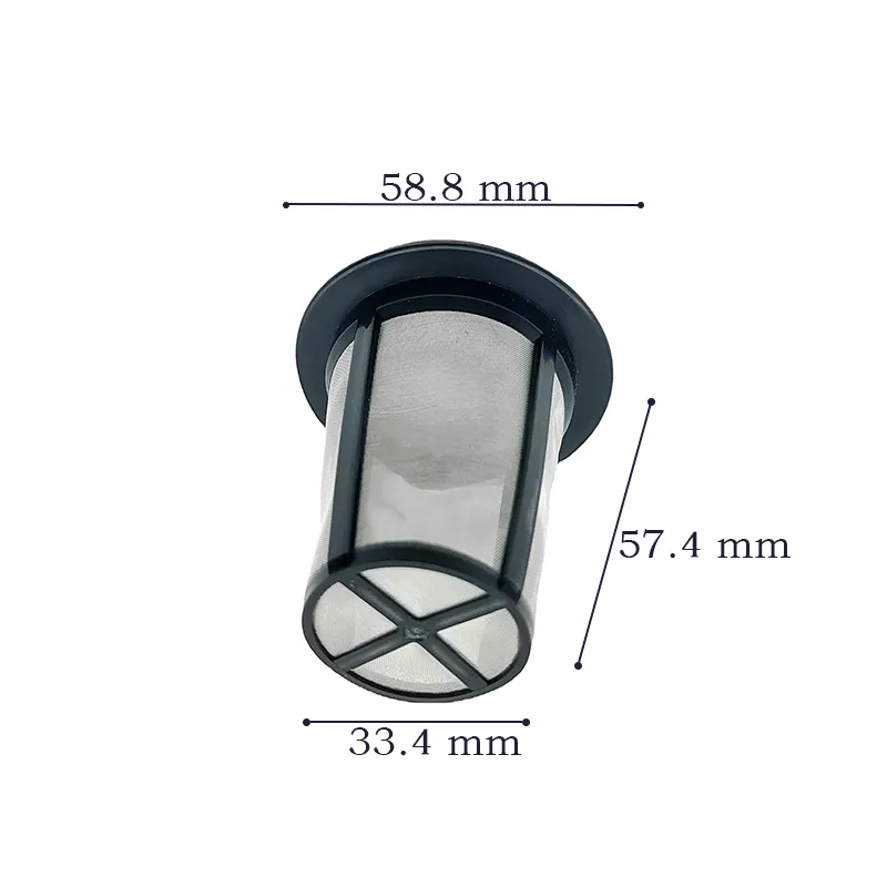 Reusable Coffee Filter Basket Replacement Coffee Filter Strainer with Steel Mesh for Coffee or tea brewing