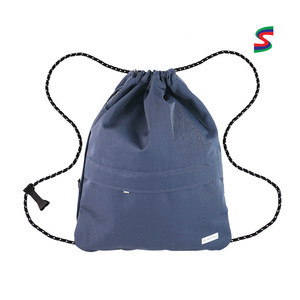 Unisex Lightweight Nylon <b>Drawstring</b> Backpack for Sports Travel Fitness with Customizable Logo for Sports Shopping <b>Bags</b> - Product Image 2
